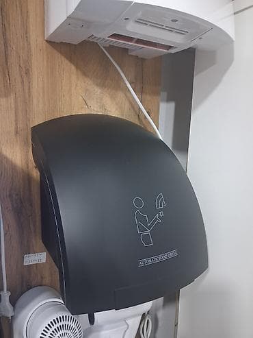 Avtomatik əl qurutma aparatı - Divara quraşdırılan, infraqırmızı