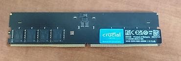Operativ yaddaş (RAM) Crucial, 32 GB, > 4000 Mhz, DDR5, PC üçün, İşlənmiş