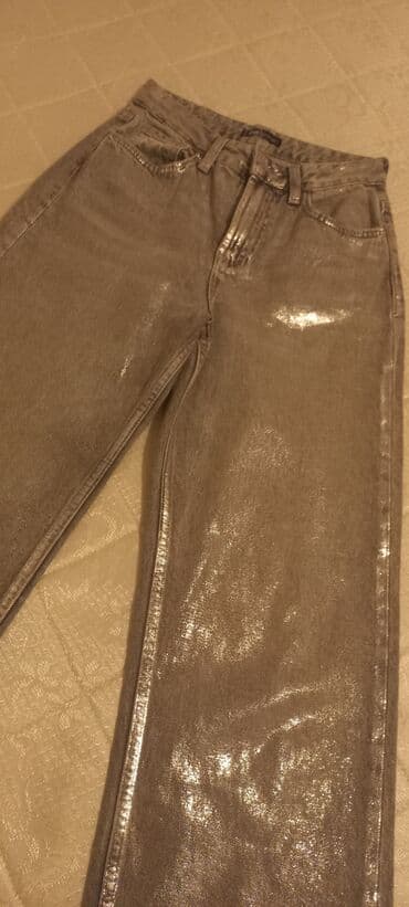 работа няни на неполный рабочий день: Джинсы, New Yorker, 2XS, цвет - Серый — 4