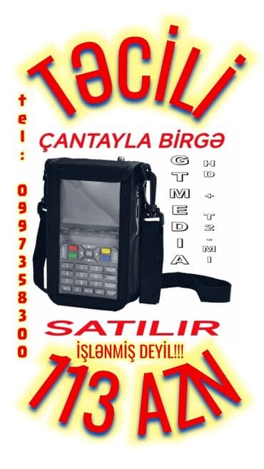 Digər TV və video məhsullar: ŞOK & ŞOK!!! İŞLƏNMİŞ DEYİL!!! Gtmedia V8 Finder 2 HD (Yeni model)