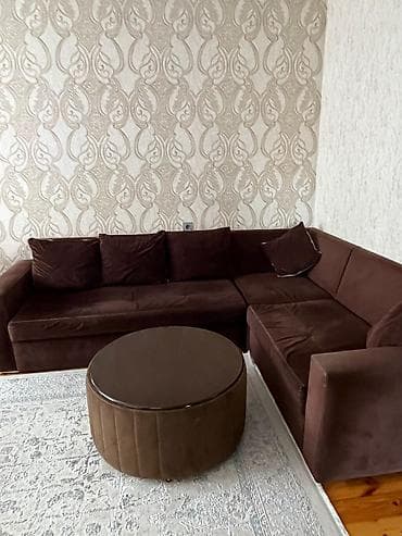 künc divan modelleri 2022: Künc divan, Qonaq otağı üçün, Açılmayan — 4