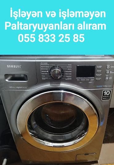 Xidmət: İşləyən və işləməyən paltaryuyanların qəbulu/alışı Təsvir: -