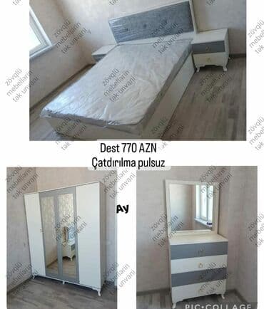 əncir cemi: 2 təknəfərlik çarpayı, Dolab, Komod, Termo — 1