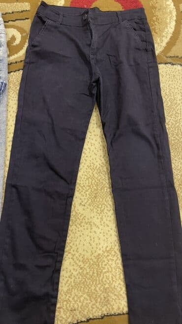 детские вещи на 9 лет: Uşaq şalvar dəsti – 4 ədəd 1) Açıq boz/ağarmış denim cins: - Klassik — 3