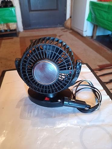 ventilator lustra: Avtomobil üçün mini ventilyator - Qidalanma: 12V avtomobil siqaret — 4