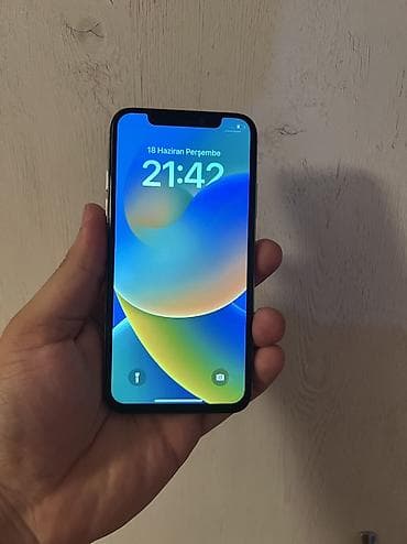 philips xenium 9@9u: IPhone X, 256 GB, Ağ — 5