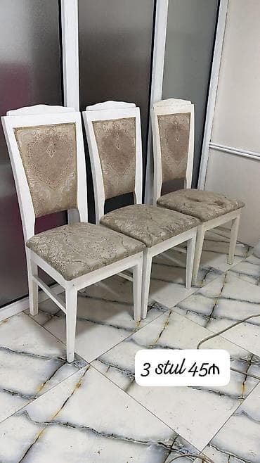 dosek satilir: Qonaq otağı üçün, İşlənmiş, rəng - Bej Stul — 1