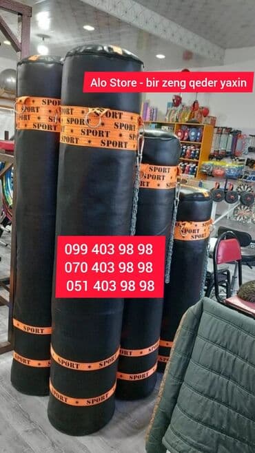 boks aparatı qiyməti: Hər növ və ölçüdə boks kisələrinin (qruşaların) satışı. Dermanti̇n — 2