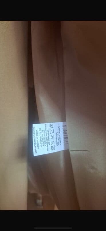 бежевые женские костюмы: Brend: NüMİNAL Model: Qadın kostyumu – blazer gödəkcə və şalvar Rəng — 2