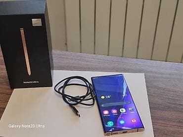 note 20 plus: Samsung Galaxy Note 20 Ultra, rəng - Qızılı, Simsiz şarj — 3