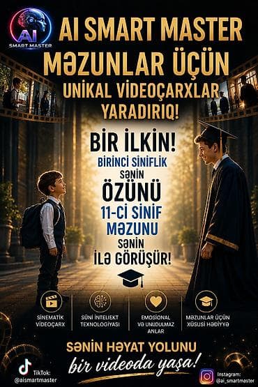 Məzunlar üçün unikal videoçarxlar. - Bir ilk: Birinci sinifdən 11-ci
