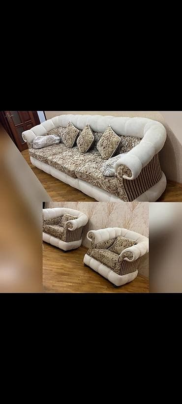 İşlənmiş, Divan, 2 kreslo
