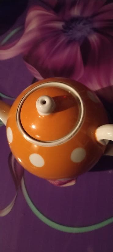 parnoy nədir: Yeni, rəng - Narıncı, Dəm caydanı, Keramika — 3