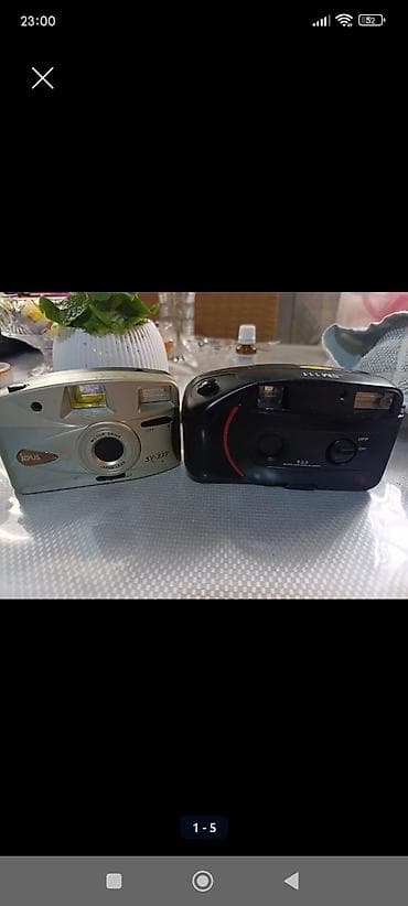 plazmalar: Plastik gövdəli 35 mm plyonka fotoaparatları dəsti. - Model/mühürlər — 6