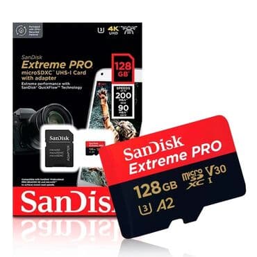 dell notebook qiymetleri ucuz: Sandisk Extreme Pro 128 GB Micro Kart — 1