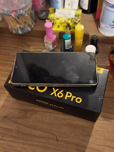 poco x6 pro qiyməti: Poco X6 Pro 5G, 512 GB, rəng - Yaşıl, Barmaq izi — 6