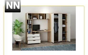 metbex ucun skaf: Oğlan və qız üçün, Yeni, 2 qapılı, Açılan, Düz dolab — 1