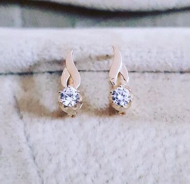 tek pencekler: Серьги, Желтое золото, 585 проба, 161 г — 2