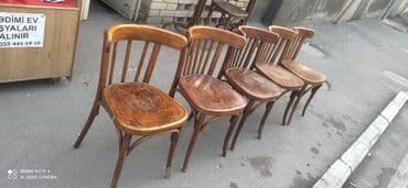 Стулья: Qədimi stullar mohkemdiler 5 ədədi 100 azn — 2