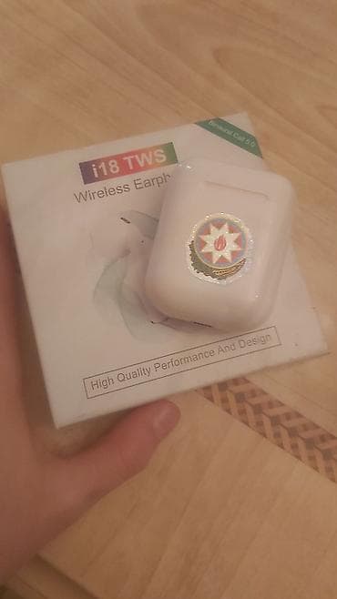 I18 TWS simsiz qulaqlıq - Bluetooth 5.0 (Binaural Call 5.0 qeyd