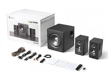 mp3 fm modulator: Edifier S355DB Black 2.1 dinamik sistemi. Bu sistemin 8 düymlük — 8