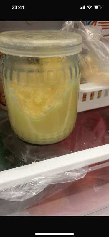 Yumurta: Yag Nehre Масло Tebii oz ineklerimizden yigdigimiz sudden seperator — 3