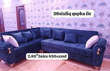 Divan və kreslo dəstləri: Yeni, Künc divan, Divan — 1