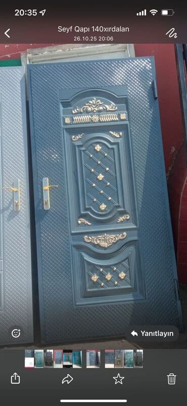 işlənmiş dəmir qapilar: Salam aleykum her gure qapilarin resotkalarin pirillalarin munasib — 7