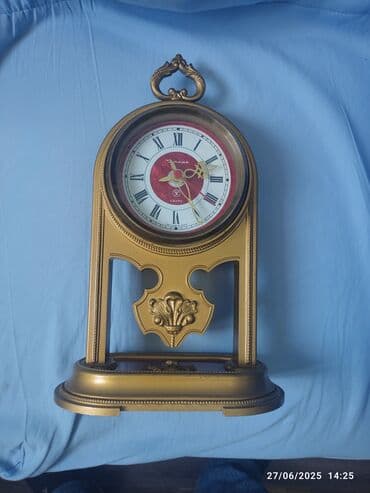 напольные часы янтарь: Yantar stolüstü saat təzə pasportu bə qutusu bar orqinal mexanizim — 1
