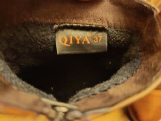 dəri qadın botilyonu: Ölçü: 37, rəng - Qəhvəyi, İşlənmiş — 3