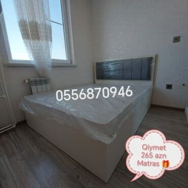 divan çarpayı: Yeni, İkinəfərlik çarpayı, Bazasız, Matras ilə, Siyirməsiz, Azərbaycan — 3