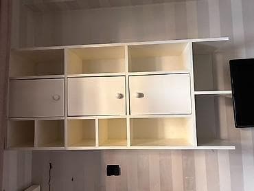 dekor ref: MDF-dən hazırlanmış ağ rəngli mebel satılır. Üzəri maşın boyasıdır — 3