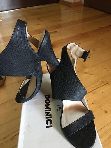 Ботинки и ботильоны: Размер: 37, цвет - Черный, Б/у — 1