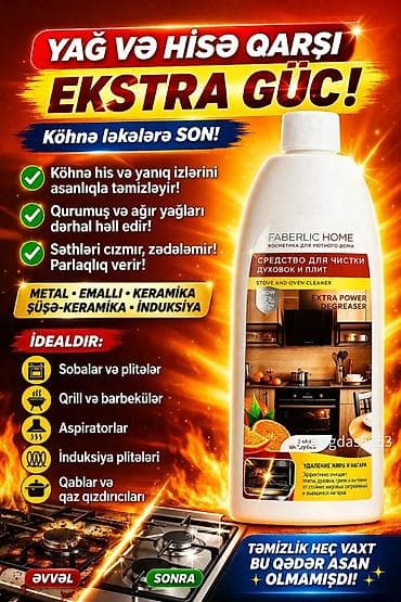 soba peci: Yağ çöktürücü Faberlic Qaz plitəsi ve soba təmizləmək üçün — 1