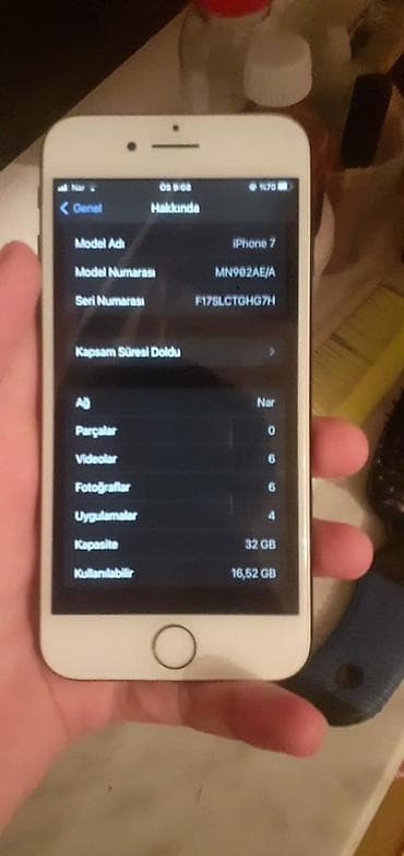 iphone 6s qiyməti: IPhone 7, 32 GB, Qara, Barmaq izi — 5