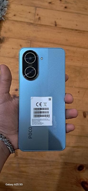 black berry passport: Poco C71, 128 GB, rəng - Mavi, Barmaq izi — 2