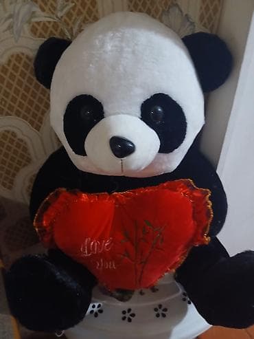 oyuncaq at: Böyük ölçülü plyuş panda oyuncaq. - Rəng: ağ-qara klassik panda — 1