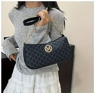 geyim kişi: • SİFARİŞLƏ GƏTİRİLİR 🛍️ • Qadın üçün çiyin çantası – monoqram — 3
