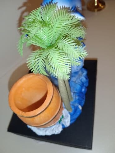 qar şəkilləri: Fiqur, Gips, rəng - Göy — 6