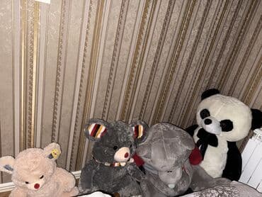 куклы монстер хай: Böyük ölçülü plyuş oyuncaqlar dəsti Məhsulun tərkibi: - Panda plyuş — 4