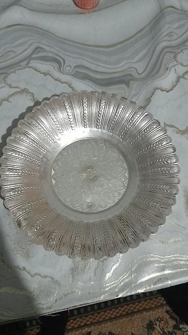 şorba qabı: Sovet istehsalı metal qab (nişanlı) - Material: cilalanmış metal — 2
