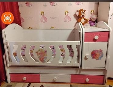 genc qiz tortlari: Qız üçün, Dördbucaq, Beşik, Matras ilə, Yellənmə mexanizmsiz — 1