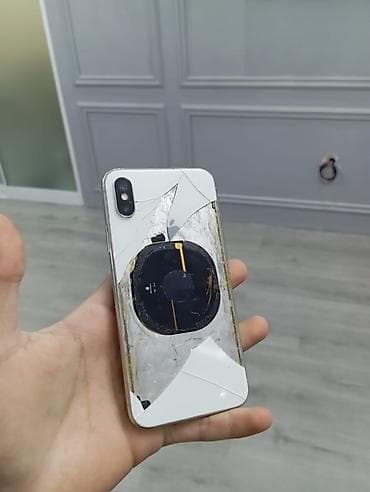 iphone x silver 128gb: IPhone X, 64 GB, Gümüşü, Qırıq — 2