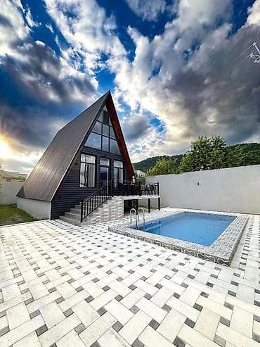 120 м², 4 комнаты, С бассейном