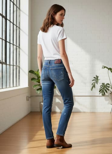 deri şalvar modelleri: Cins şalvar, Dsquared2 — 2