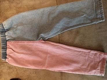 Uşaq cins şalvarı – iki rəngli dizayn - Model: uşaq üçün ikitərəfli — 4