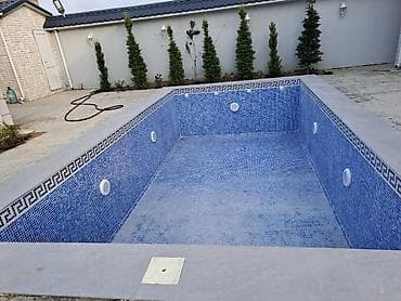 hovuz üçün çəkələklər: Hovuz tikintisi və tamamlama xidməti tutulması ve temizlenmesi - — 2