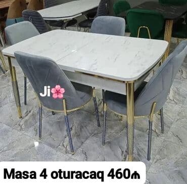 kuxna ucun stol stul: Mətbəx üçün, Yeni, Açılan, Kvadrat masa — 5