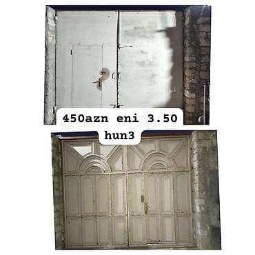 Məhsul 1: Metal darvaza - Material: polad/metal konstruksiya - İkiqat — 1
