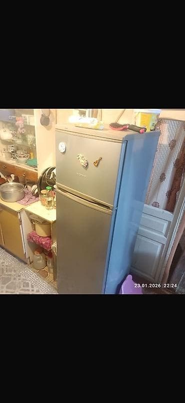 İki kameralı soyuducu - Rəng: gümüş (inox effekti) - Üst kamera — 1